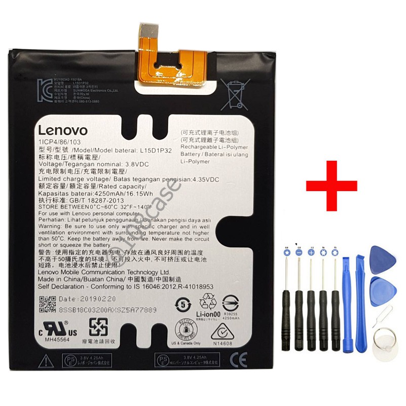 แบตเตอรี่ L15D1P32 Lenovo PHAB , Tab 3 8 Plus, PB1-750M , PB1-750N , TB-8703F,  PB1-750P , PHAB TD-L