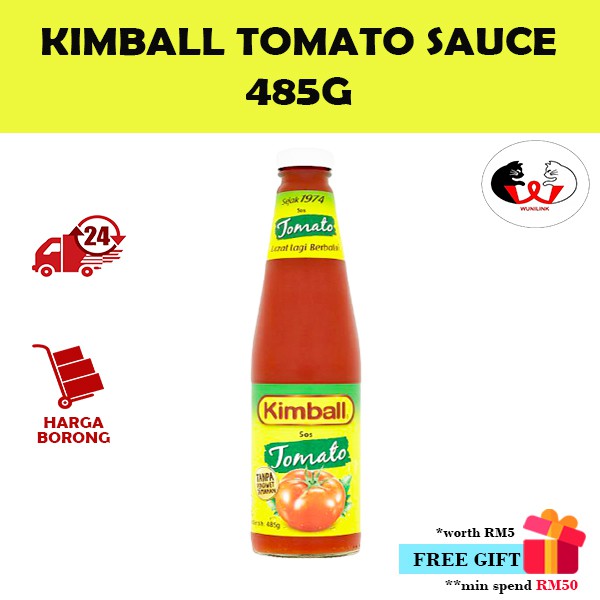 KIMBALL Sos Tomato Ketchup (485G)/KIMBALL Tomato Sauce (485G)