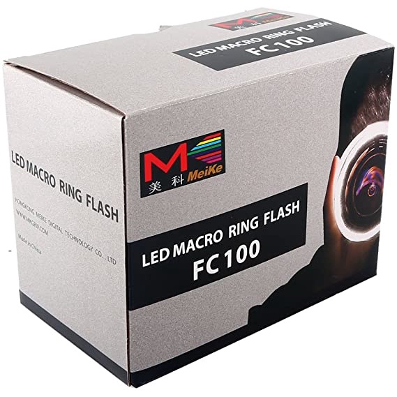 Meike FC100 LED Macro Ring Flash สำหรับกล้อง DSLR และ Mirrorless