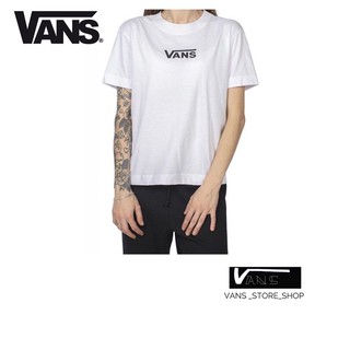 เสื้อยืดVANS CAMISETA AIRBONE V BOXY WHITE สินค้ามีประกันแท้