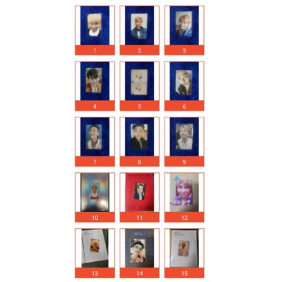 [BTS] : Photo Card Official 💯 / RM