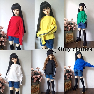 ตุ๊กตา BJD เสื้อผ้า 1/3 แขนยาว 30 ซม. SD diy Universal เสื้อกันหนาวเด็กของเล่น