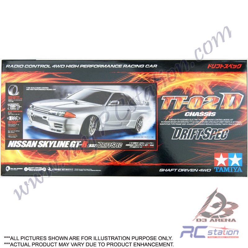 Tamiya TT02D 58605 - 1/10 Nismo R34 GT-R Z-Tune (TT-02D) Drift Spec [58605]