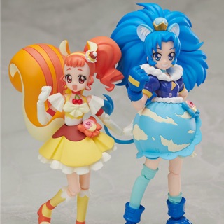 S.H.Figuarts Cure Custard &amp; Cure Gelato Set SHF Kirakira PreCure คิระคิระ Pretty Cure พรีเคียว พริตตี้เคียว ฟิกเกอร์แท้