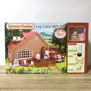 Sylvanian Families Log Cabin Gift Set g มือ1  / ซิลวาเนียน แฟมิลี่ กระท่อมตากอากาศ กิ๊ฟเซ็ท g