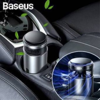 【พร้อมส่ง】Baseus เครื่องฟอกอากาศในรถ เครื่องฟอกอากาศ เครื่องกำจัดกลิ่นควัน เครื่องฟอกอากาศในรถยนต์ ฟอกอากาศ รถยนต์