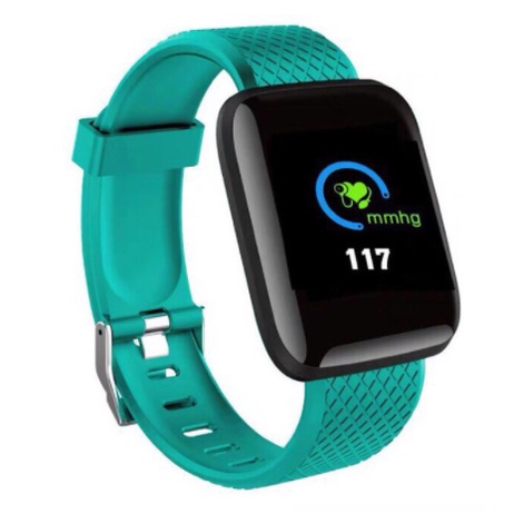 116 PLUS นาฬิกาเพื่อสุขภาพหน้าจอสี D13 smart watch วัดความดัน วัดหัวใจ นับก้าว IP67 กันน้ำ กีฬา USB ชาร์จสำหรับ 1.3 นิ้ว