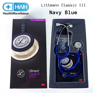 หูฟัง Stethoscope 3M Littmann Classic III Navy Blue หูฟังแพทย์ หูฟังทางการแพทย์ Littmann Stethoscope