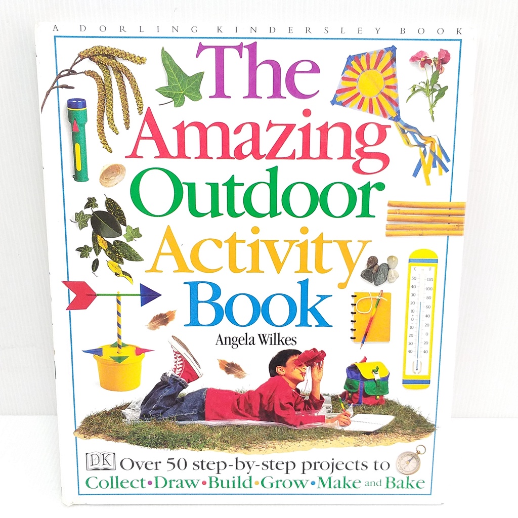 The Amazing Outdoor Activity Book By DK หนังสือภาษาอังกฤษ มือสอง หนังสือกิจกรรม ศิลปะ Art Book ปกแข็งเล่มใหญ่