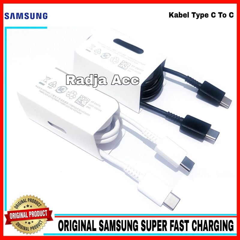 Samsung Galaxy M23 5G M33 5G M53 5G Data Cable ORIGINAL 100% Super Fast Charging Type C