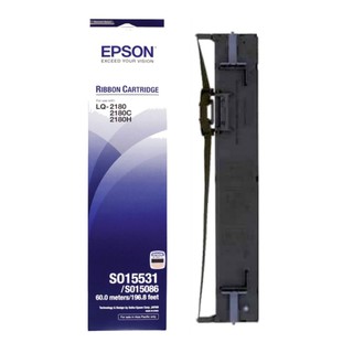 ตลับผ้าหมึกดอทฯ Epson S015531หมึกสีดำใช้กับ เอปสัน LQ-2070/2170i/2080/2180i/2190