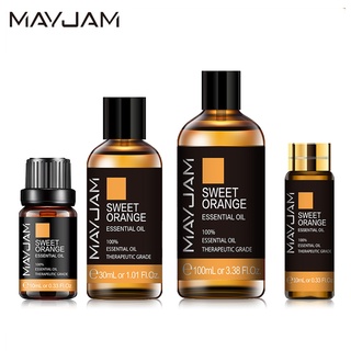 10/30/100ml MAYJAM sweet orange essential oil for aromatherapy humidifier oils candle making