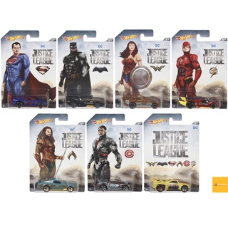 Hot Wheels DC Justice League รถซุปเปอร์ฮีโร่ ตัวละครดีซี ของแท้