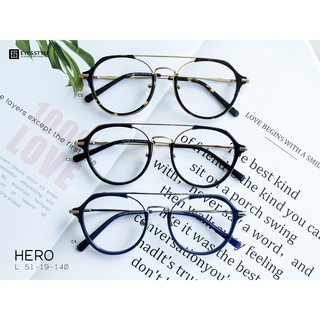 *แจ้งค่าสายตาได้* แว่นแฟชั่น  แว่นสายตา กรอบรุ่น HERO เบรนด์ Eye &amp; Style แว่นตา