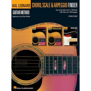 Guitar Chord, Scale &amp; Arpeggio Finder: Easy-to-Use Guide to Over 1,100 Chords, 1,300 Scales &amp; 1,300 Arpeggios HL00697410