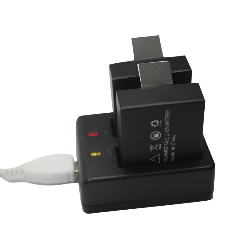 ของแท้ Action Camera Battery Charger Dual Seat Charger Mountain Dog