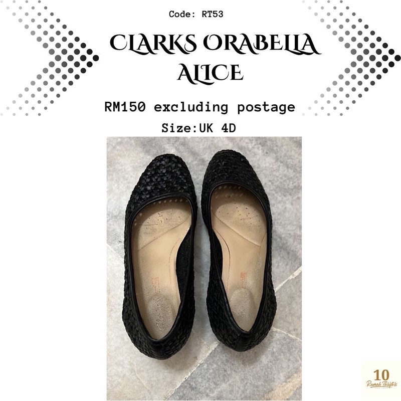 [Personal Preowned] รองเท้าปั๊ม Orabella Alice Clarks