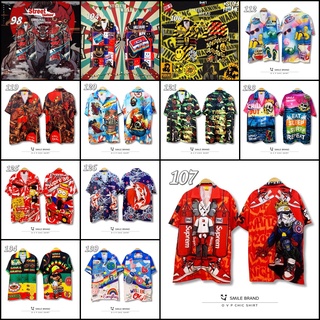 👕🔥NEW🔥 เสื้อฮาวาย เชิ๊ตลาย street fashion สไตล์เกาหลีลายคมชัด 2/2