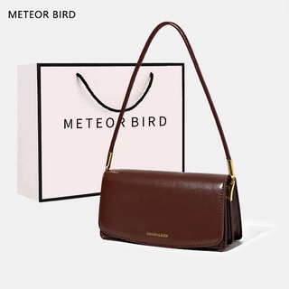 Meteor BIRD กระเป๋าสะพายไหล่ ขนาดเล็ก สไตล์ฝรั่งเศส แฟชั่นสําหรับผู้หญิง