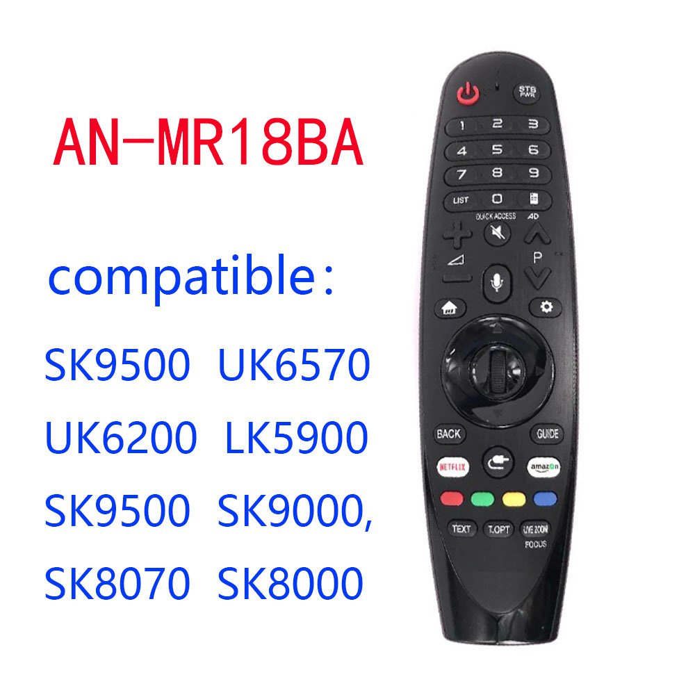 ของแท้ 100% AN-MR18BA ANMR18BA AKB75375501  รีโมตคอนโทรล สําหรับสมาร์ททีวี LG 2018 LG SK9500 SK9000 SK8070 SK8000 UK7700 UK6570 SK9500 UK6570 UK6200 LK5900PLA