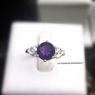 #แหวนแอเมทิสต์แท้ (Natural Amethyst )