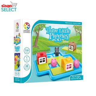 Smart Games, Three Little Piggies ของเล่นฝึกสมอง ต้องวางบ้านและหมูตามโจทย์ 48 โจทย์ พร้อมหนังสือภาพเรื่องลูกหมู 3 ตัว