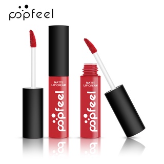 Popfeel PROFESSIONAL MAKEUP ลิปครีม เนื้อแมตต์ นุ่ม เบา ลิควิดลิปทินท์