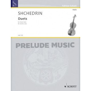 (Sale) Shchedrin, Rodion: Duets (Violin Solo) (VLB103)