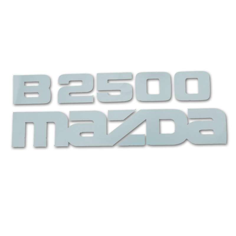 สติ๊กเกอร์ Sticker B2500 MAZDA สีเทา 1 ชิ้น Size: 27 x 10 CM