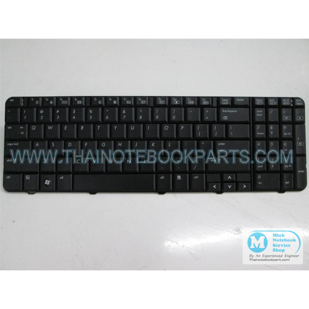 คีย์บอร์ดโน๊ตบุ๊ค HP G60, Compaq CQ60 - 90.4AH07.S01 Notebook Keyboard (สีดำ สินค้าใหม่ แป้นพิมพ์ English)
