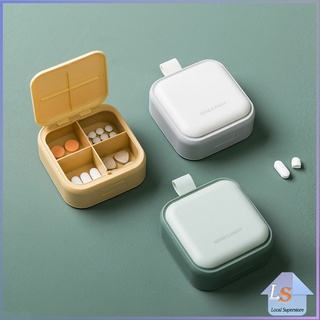 กล่องเก็บยา กันน้ำและกันชื้น  สุขภาพและความปลอดภัย ง่ายต่อการพกพา Pill box