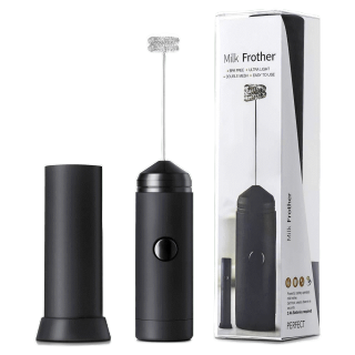 โปรโมชั่น : Milk Frother เครื่องตีฟองนมไร้สาย เครื่องตีฟองนมไฟฟ้า ลวดสเตนแลส2ชั้น