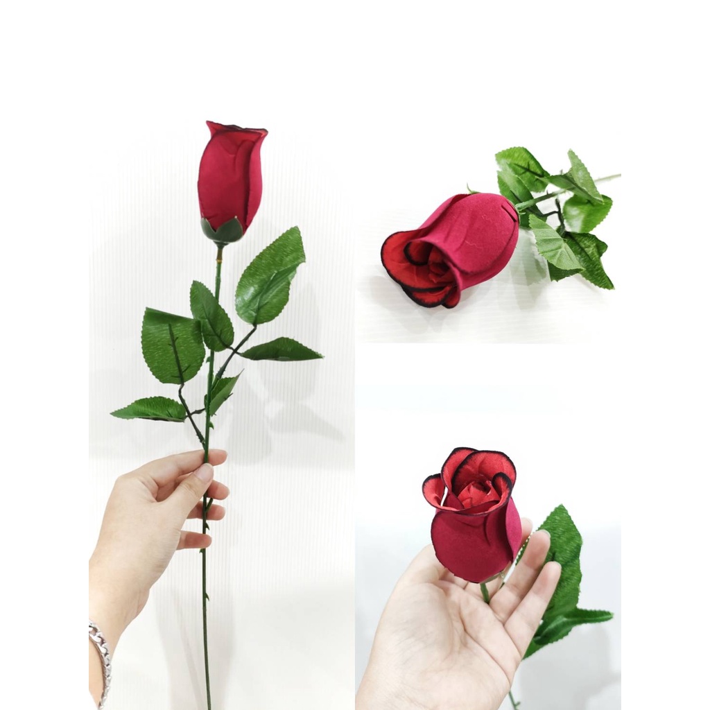 ดอกกุหลาบปลอม กุหลาบแดง กุหลาบวาเลนไทน์ ดอกไม้ประดิษฐ์ ดอกไม้ตกแต่ง ดอกไม้ปลอม ดอกกุหลาบ กุหลาบ