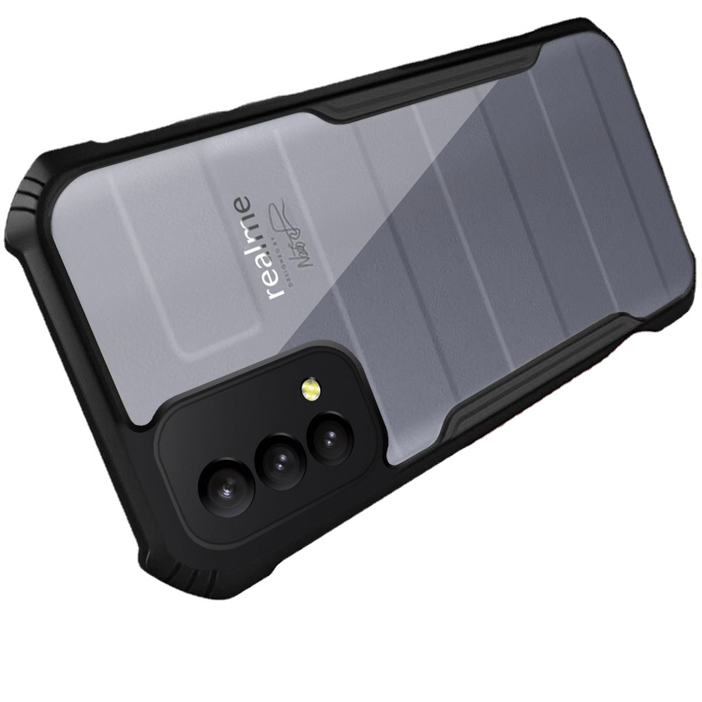 Realme GT Master / GT Neo2 ไฮบริด ซิลิโคนนิ่ม กันกระแทก กันชน & เคสฝาหลัง PC แบบแข็ง