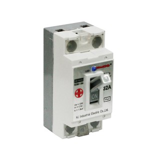 Breaker SAFETY BREAKER 32A HACO SB-N32L 2P Circuit breaker Electrical work เบรกเกอร์ เบรกเกอร์ลอย HACO SB-N32L 32A 2P เบ