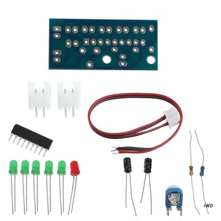 Iwo Ka2284 Diy ชุดอุปกรณ์เครื่องเสียงไฟแสดงสถานะ Led ชุดอิเล็กทรอนิกส์ 3.5-12V สําหรับ Arduino