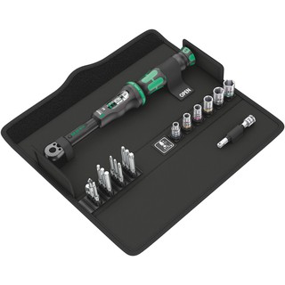 Wera Click-Torque A6 Set 1, Click-Torque Wrench in textile box+bits+sockets