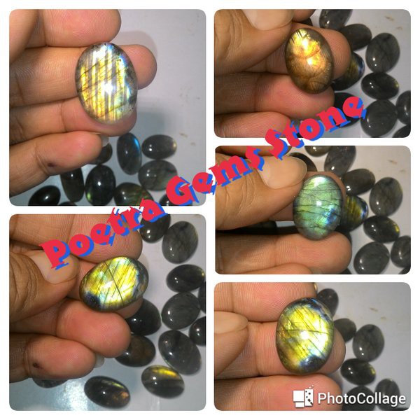 Rainbow Labrador / Rainbow Natural Full Rainbow Shaking Cat Eye Agate boss... !!!