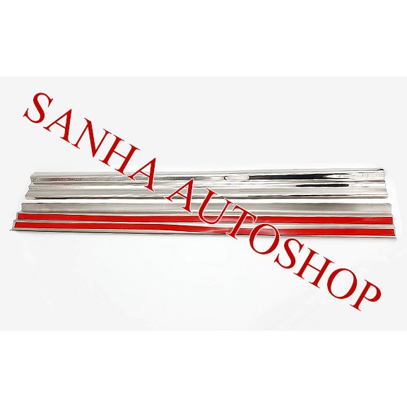 ชายบันไดประตูสแตนเลส Nissan Frontier ปี 2002,2003,2004,2005,2006 รุ่น 2 ประตู