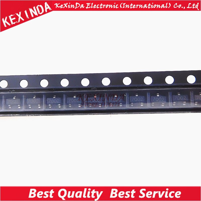 2N7002 7002 MOSFET N-CH 60V 300MA SOT-23 ใหม่ 100 ชิ้น/ล็อต
