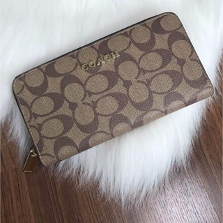 121-004 COACH WALLET SIGNATURE CANVAS