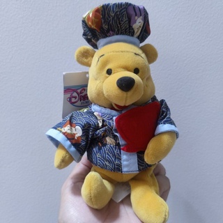 #ตุ๊กตา #หมีพูห์ แต่งตัว #9นิ้ว #Pooh #Bear #ก้นถ่วง #ป้ายห้อย #Disney #Store #Bean #Bag #ลิขสิทธิ์แท้ collectionหายาก