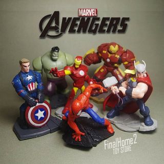 เซ็ตโมเดล 6 ตัว ทีม avengers ขนาดประมาณ 7-10 CM