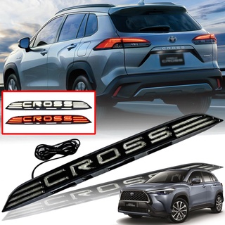 คิ้วท้าย CROSS คิ้วฝาท้าย TOYOTA คลอส ปี 2020+ แบบ LED