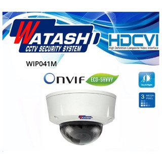 กล้องวงจรปิด รุ่น WIP041M 3 Megapixel Full HD WDR Intelligent Network Motorized (IR) Dome Camera