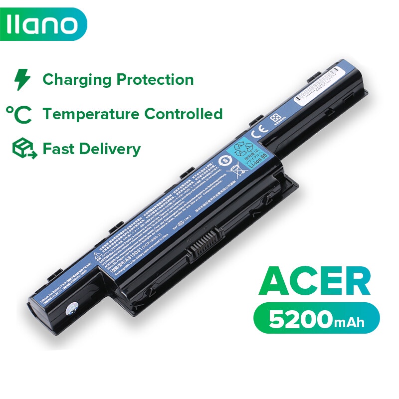 llano ACER Laptop Battery แบตเตอรี่แล็ปท็อป สเปคแท้ 5200MAh AS10D31 AS10D51 AS10D81 Six Cell แบตเตอรี่แล็ปท็อป for Acer