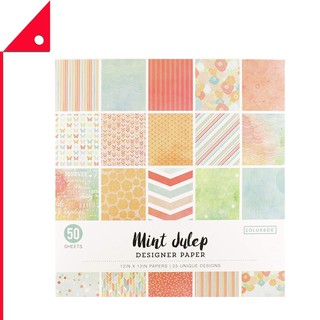 Colorbok : CLB73490A* กระดาษสี Designer Paper Pad Mint Julip