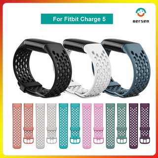 Fitbit Charge 5 สายนาฬิกาข้อมือ ซิลิโคนนิ่ม สายรัดข้อมือกีฬา เปลี่ยนได้ สําหรับ Fitbit Charge 5