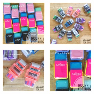ยางลบพร้อมกบเหลา Smiggle Sharp Again Roll Eraser &amp; Sharpener แท้จากออสเตรเลีย***จ่ายปลายทางได้ค่ะ^^
