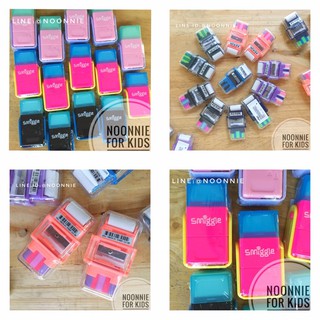 ยางลบพร้อมกบเหลา Smiggle Sharp Again Roll Eraser &amp; Sharpener แท้จากออสเตรเลีย***จ่ายปลายทางได้ค่ะ^^